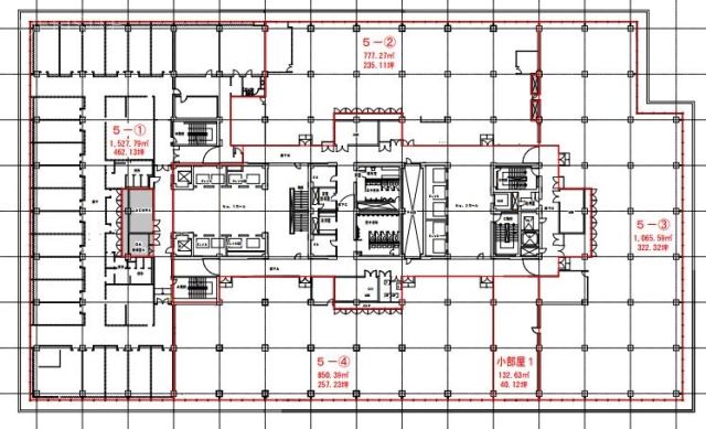 NTT日比谷ビル5F 間取り図