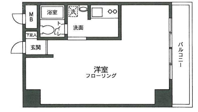 グランドメゾン麹町ビル403 間取り図