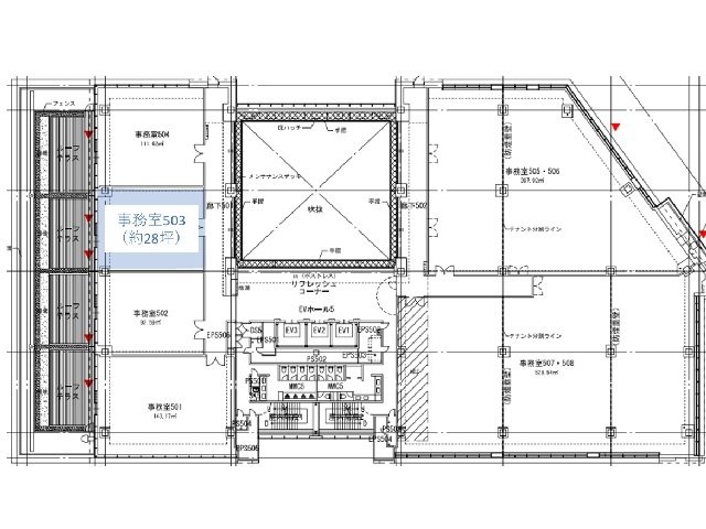 KOIL TERRACE(コイルテラス)503 間取り図