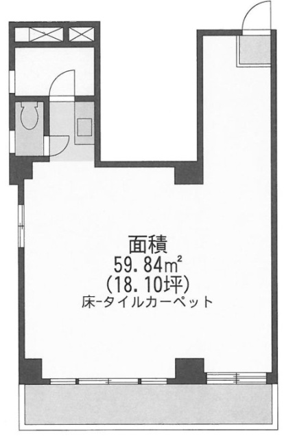 ライオンズ三田ビル9F 間取り図