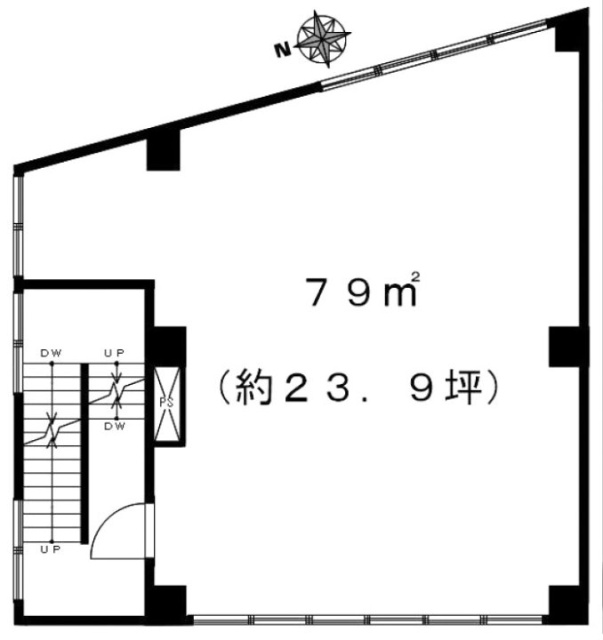 東中野トーシンビル2F 間取り図