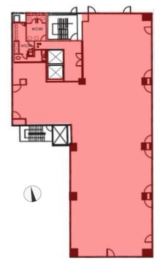 カンダエイトビル6F 間取り図