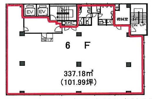 ファースト岡田ビル6F 間取り図