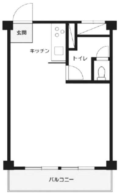 末広町ハイム902 間取り図