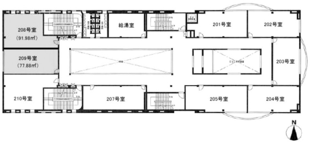 公津の杜駅ビル209 間取り図