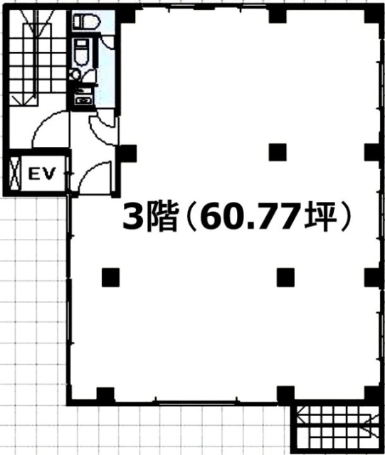 第一原嶋ビル3F 間取り図