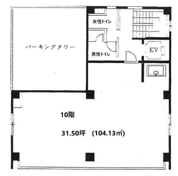 善幸ビル10F 間取り図