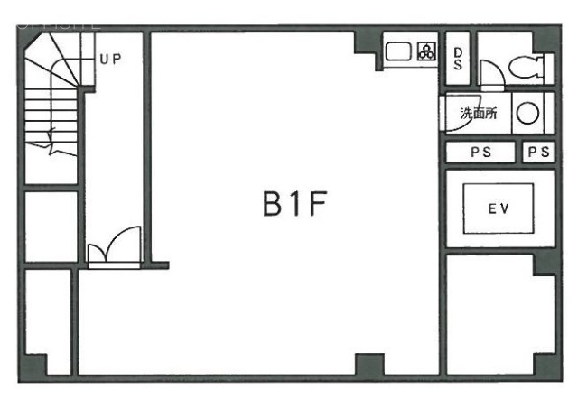 三番町ビルB1F 間取り図