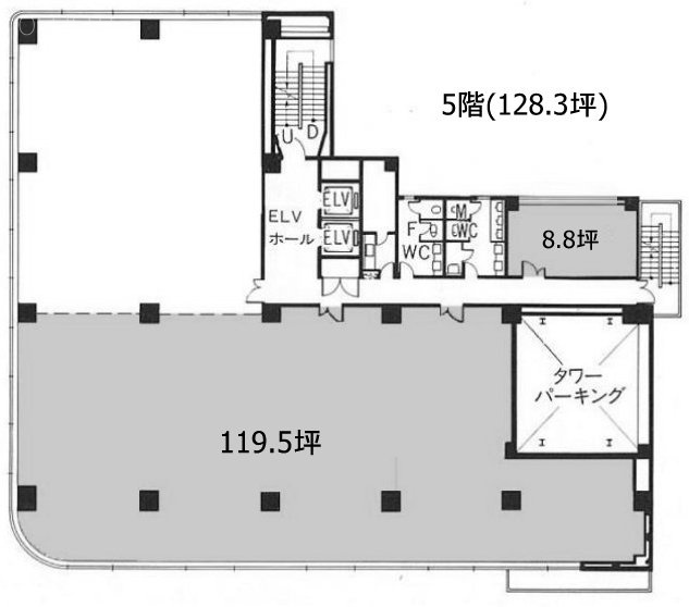 タニビル502-504 間取り図