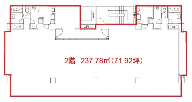 湊町日本橋ビル2F 間取り図
