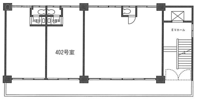 新宿司法書士会館402 間取り図