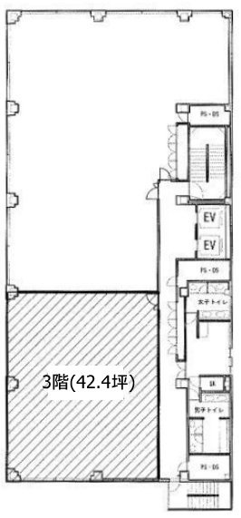 日経茅場町別館3F 間取り図