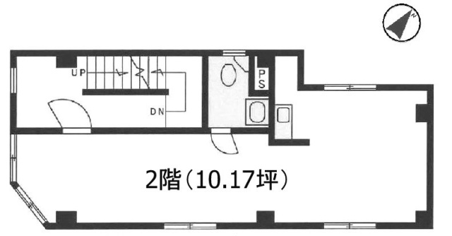 ソーケンビル八重洲2F 間取り図