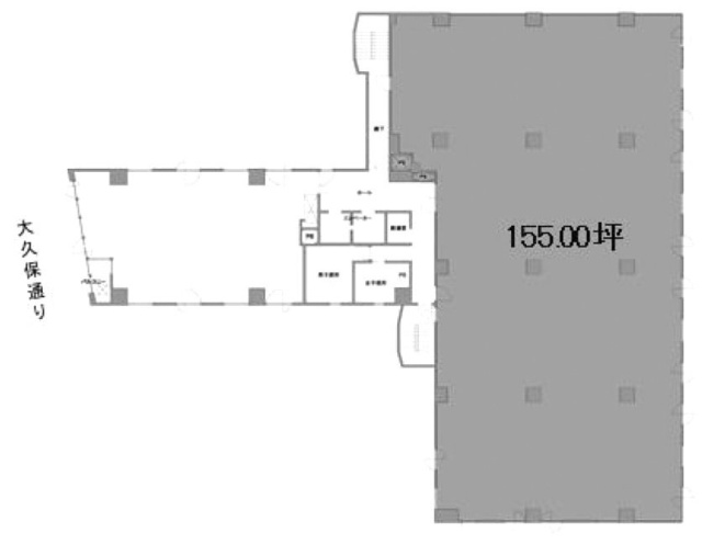 飯田橋スクエアビル3F 間取り図