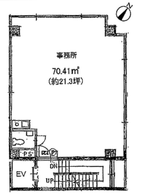 謄栄社ビル3F 間取り図