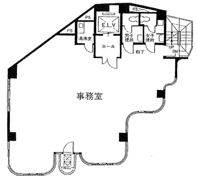 ワコーレ千駄木ビル7F 間取り図