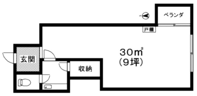 原宿タウンホーム701 間取り図