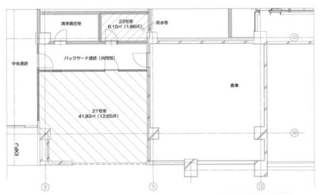 東京高速道路北有楽ビル21・23 間取り図