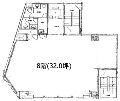 井門小伝馬町ビル8F 間取り図