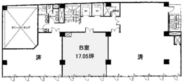 ビジネスヴィップ渋谷・道玄坂坂本ビルB 間取り図