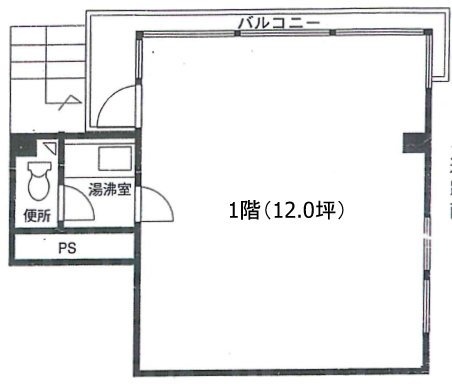 FUJIYAビル1F 間取り図