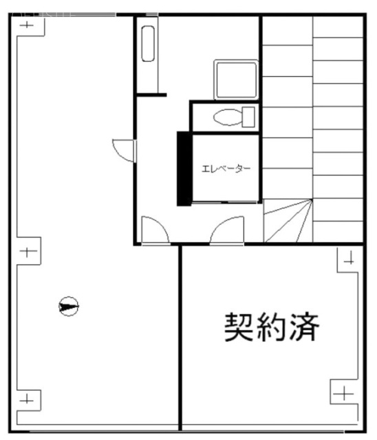 葉梨ビル702 間取り図