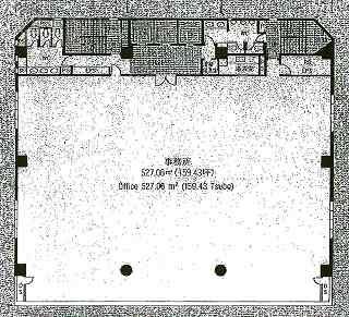 南麻布渋谷ビル7F 間取り図