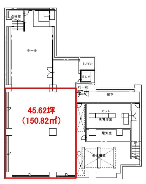 クレシェンドビルB1F 間取り図