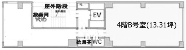 IM五反田ビルB 間取り図