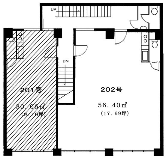 永島ビル202 間取り図