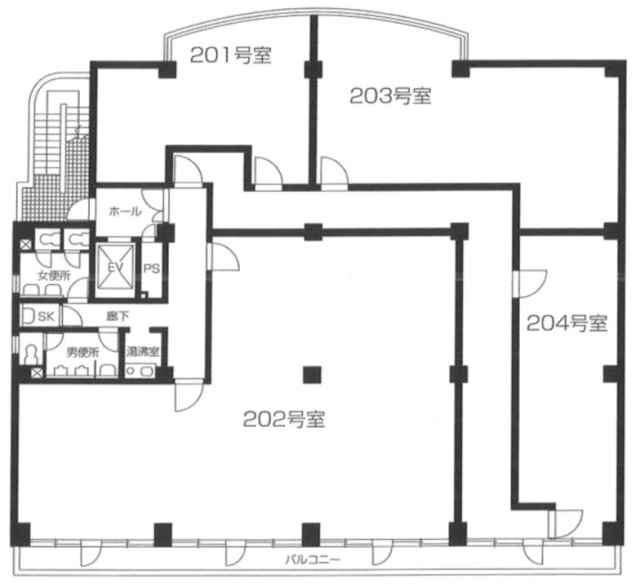 ソフィア中村橋ビル202 間取り図