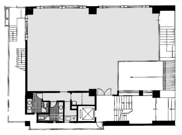 四谷荒木町スクエア1F 間取り図