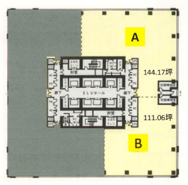 アクアリアタワー横浜AB 間取り図