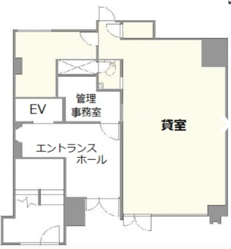 CHIYODAビル1F 間取り図