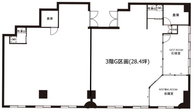 鯨岡第一ビルG 間取り図