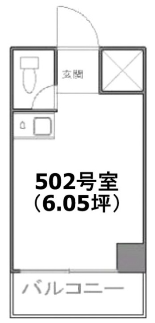佐々木ビル502 間取り図