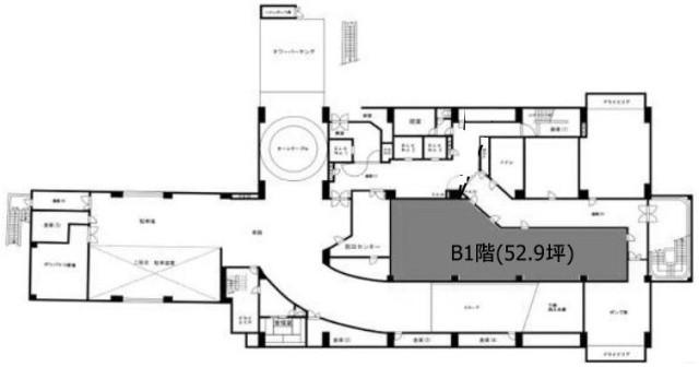 飛栄九段北ビルB1F 間取り図