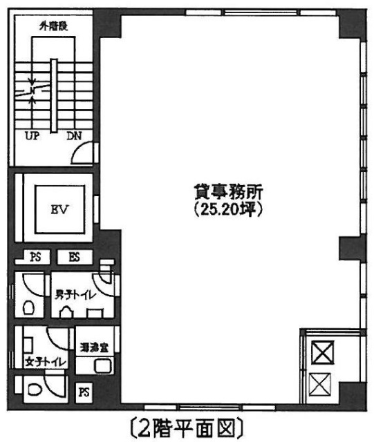 フジ御徒町ビル2F 間取り図