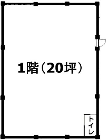 南千住2丁目貸倉庫1F 間取り図