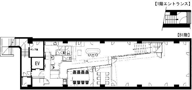 フナトビルB1F 間取り図