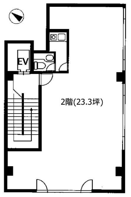 ハイムスズキⅠ2F 間取り図