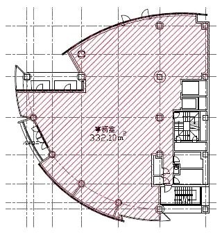 芝浦NAビル3F 間取り図