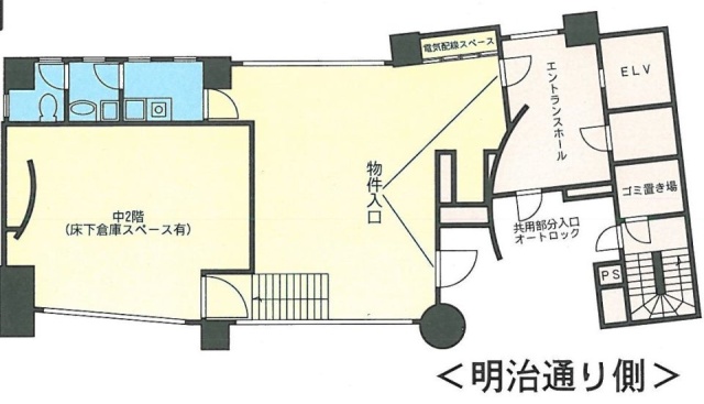 タゴシンビル1F 間取り図