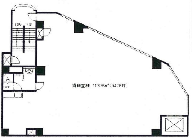 松栄ビル5F 間取り図