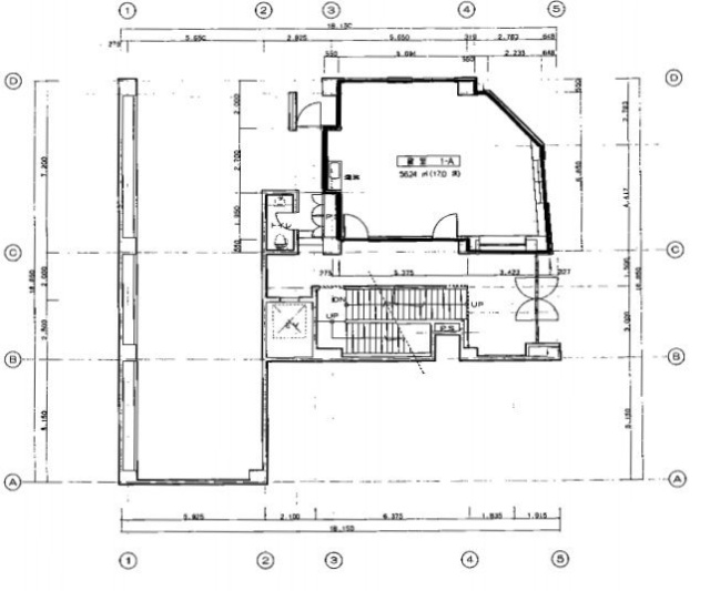 ジブラルタル大井ビル1F 間取り図