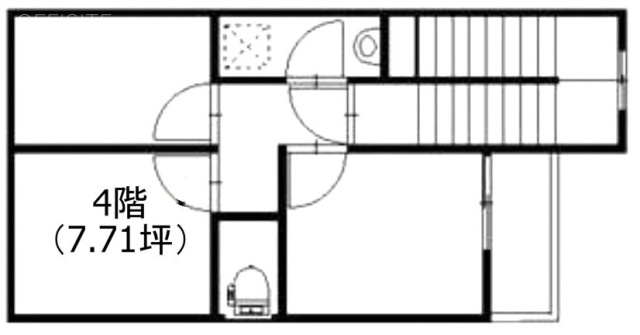 新道玄坂ビル4F 間取り図