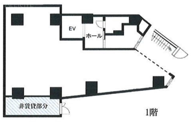 シークエル六本木1F 間取り図