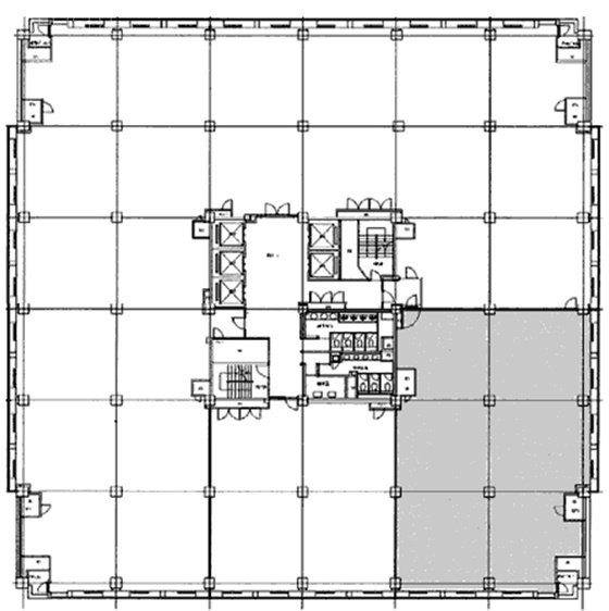 虎ノ門33森ビル8F 間取り図