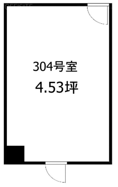 ALPSビル高田馬場304 間取り図