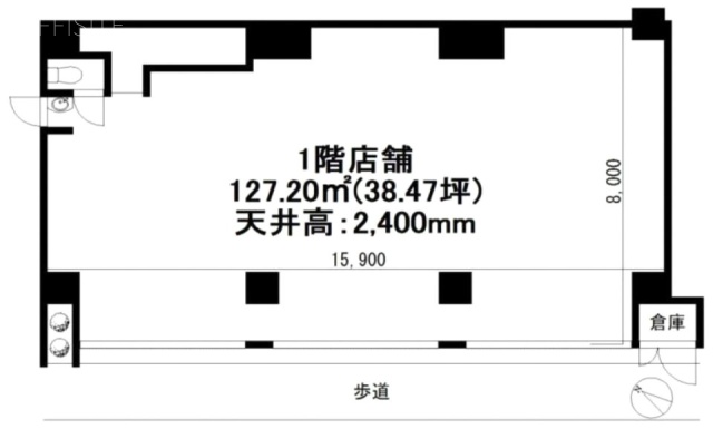 エクセル西一之江ビル1F 間取り図